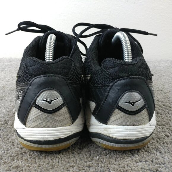 Mizuno Wave Rally 5 Womens Size 11 Volleyball Shoes Black Low Top Lace Up - Picture 8 of 12